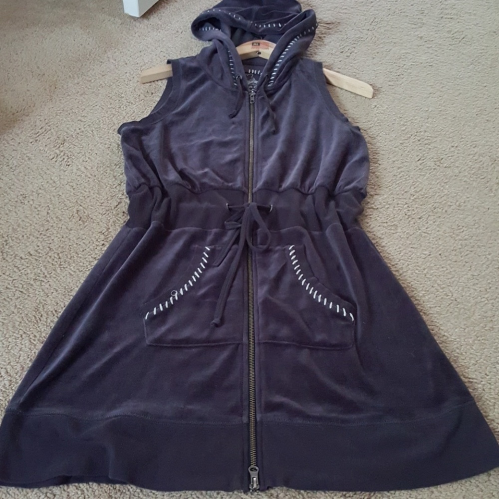 Allegro Capezio Velour Hooded Tennis Dress